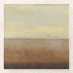 Dessous-de-verre En Verre Paysage solitaire de désert par le Normand Wyatt