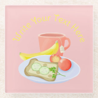 Dessous-de-verre En Verre Petit déjeuner
