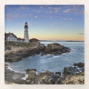 Dessous-de-verre En Verre Phare principal de Portland