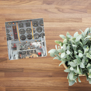 Dessous-de-verre En Verre Photo d'avion, Cool Fun Aviation