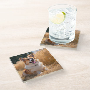 Dessous-de-verre En Verre Photo de compagnie personnalisée