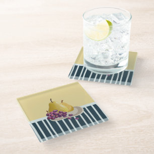 Dessous-de-verre En Verre Poire fraîche   vie moderne