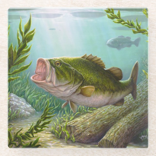 Dessous-de-verre En Verre Poissons bas (Devant)