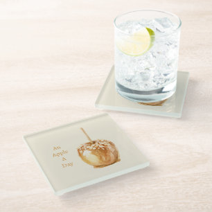 Dessous-de-verre En Verre Pomme caramélisée