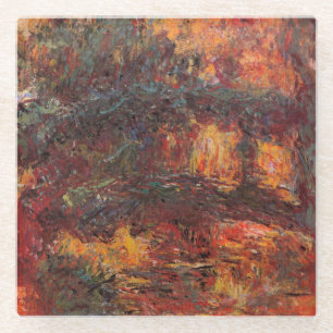 Dessous-de-verre En Verre Pont japonais - Claude Monet - c1920