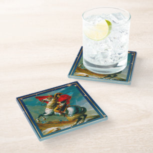 Dessous-de-verre En Verre Première version de Napoléon Crossing...