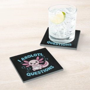 Dessous-de-verre En Verre questions sur l'axolotl