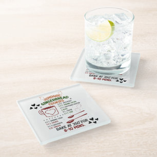 Dessous-de-verre En Verre Recette de biscuits au gingembre faits maison, cad