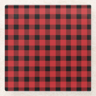 Dessous-de-verre En Verre Red Buffalo Country