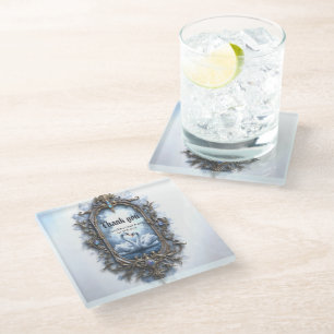 Dessous-de-verre En Verre Réflexion Éternelle – L'Union Swanheart.