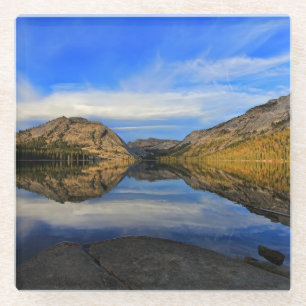Dessous-de-verre En Verre Réflexions sur le lac Tenaya