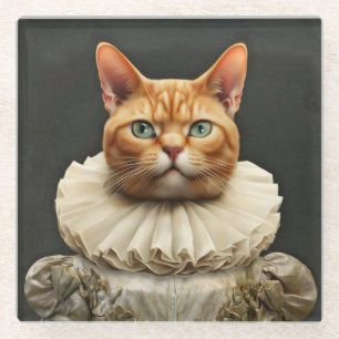 Dessous-de-verre En Verre Regal Cat