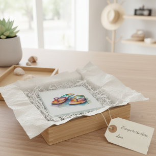 Dessous-de-verre En Verre Retournements Rainbow Reef