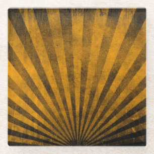 Dessous-de-verre En Verre Rétro arrière - plan de motif