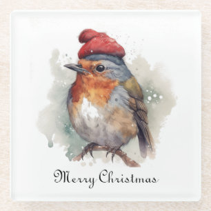 Dessous-de-verre En Verre Robin Winter Delight, sur mesure