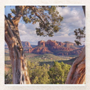 Dessous-de-verre En Verre Roche rouge   Sedona Arizona