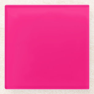Dessous-de-verre En Verre Rose chaud