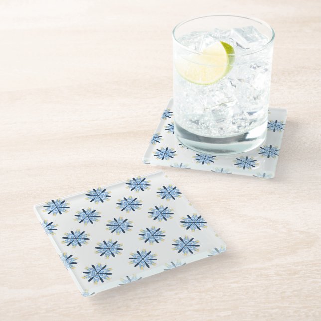 Dessous-de-verre En Verre Row Your Stars Sandstone Coaster (Incliné)