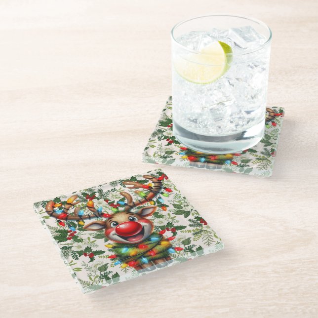 Dessous-de-verre En Verre Rudolf Le Rinder (Incliné)