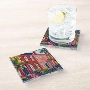 Dessous-de-verre En Verre rue Beacon Boston Massachusetts