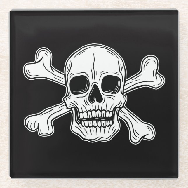 Dessous-de-verre En Verre sabre pirate de cutlass (Devant)