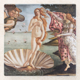 Dessous-de-verre En Verre Sandro Botticelli - Naissance de Vénus