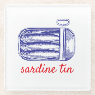 Dessous-de-verre En Verre Sardine