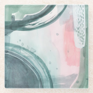 Dessous-de-verre En Verre Scribe en pastel - aquarelle