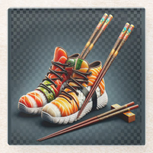 Dessous-de-verre En Verre Shoeshi ME - Unique Basket Sushi