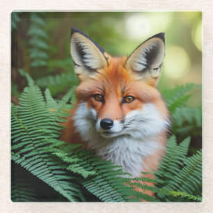Dessous-de-verre En Verre "Sly : Le renard dans l'ombre"