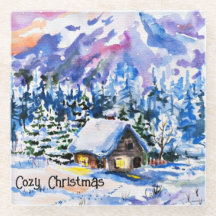 Snowside Winter Mountainside Noël cosy