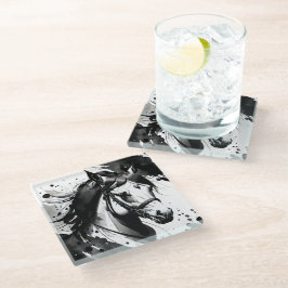 Dessous-de-verre En Verre Spirit Pony 9
