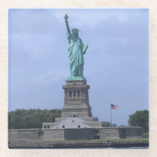 Dessous-de-verre En Verre Statue de la Liberté