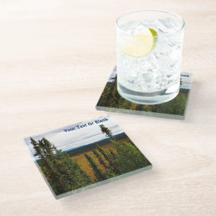 Dessous-de-verre En Verre Taiga été