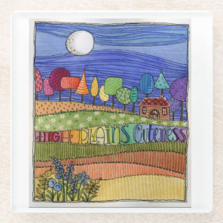 Dessous-de-verre En Verre tapis de paysage