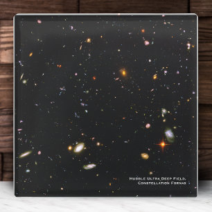 Dessous-de-verre En Verre Télescope Hubble Ultra Deep Field Galaxies Photo
