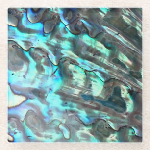 Dessous-de-verre En Verre Texture nacrée de photo