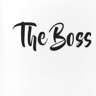 DESSOUS-DE-VERRE EN VERRE THE BOSS