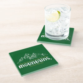 Dessous-de-verre En Verre The Voice of the Mountains