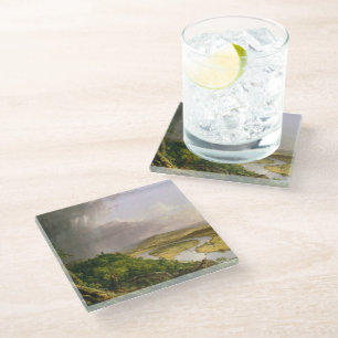 Dessous-de-verre En Verre Thomas Cole Le Méandre du Connecticut 