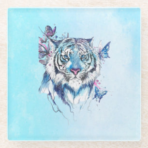 Dessous-de-verre En Verre Tigre
