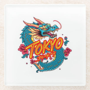 Dessous-de-verre En Verre Tokyo Dragon