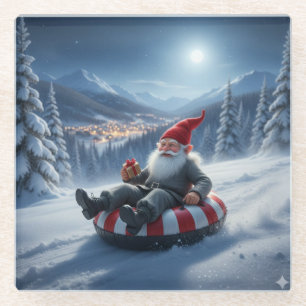 Dessous-de-verre En Verre Traction de Nisse norvégien, dessous de verre