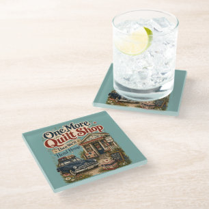 Dessous-de-verre En Verre Une scène de cottage vintage de plus dans une bout