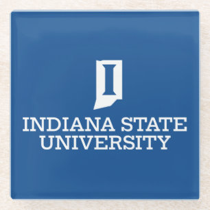 Dessous-de-verre En Verre Université d'État de l'Indiana
