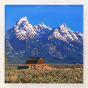 Dessous-de-verre En Verre USA, Wyoming, Grand Teton National Park