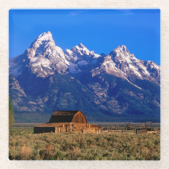 Dessous-de-verre En Verre USA, Wyoming, Grand Teton National Park (Devant)