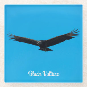 Dessous-de-verre En Verre Vautour noir