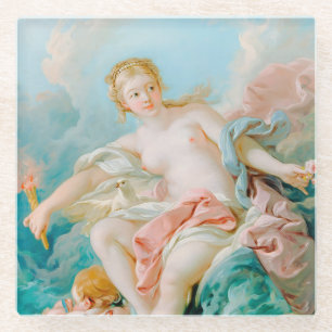 Dessous-de-verre En Verre Vénus sur les vagues par François Boucher