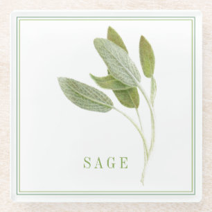 Dessous-de-verre En Verre Verre de boisson FRAIS SAGE